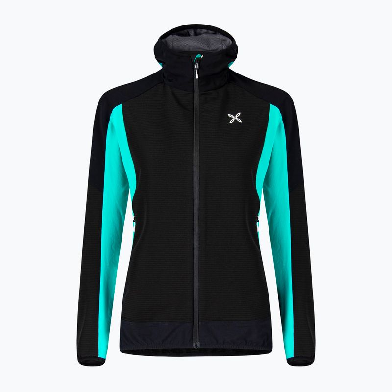 Dámská větrovka Montura Premium Wind Hoody nero/care blue