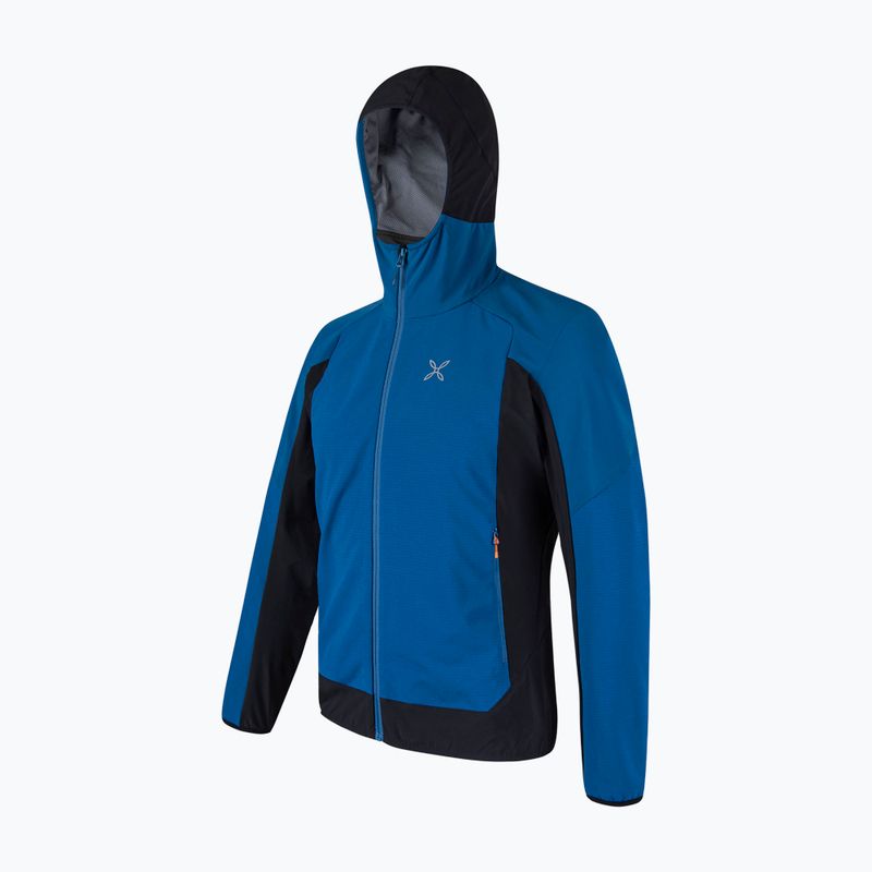 Pánská bunda Montura Premium Wind Hoody deep blue/ orange 3