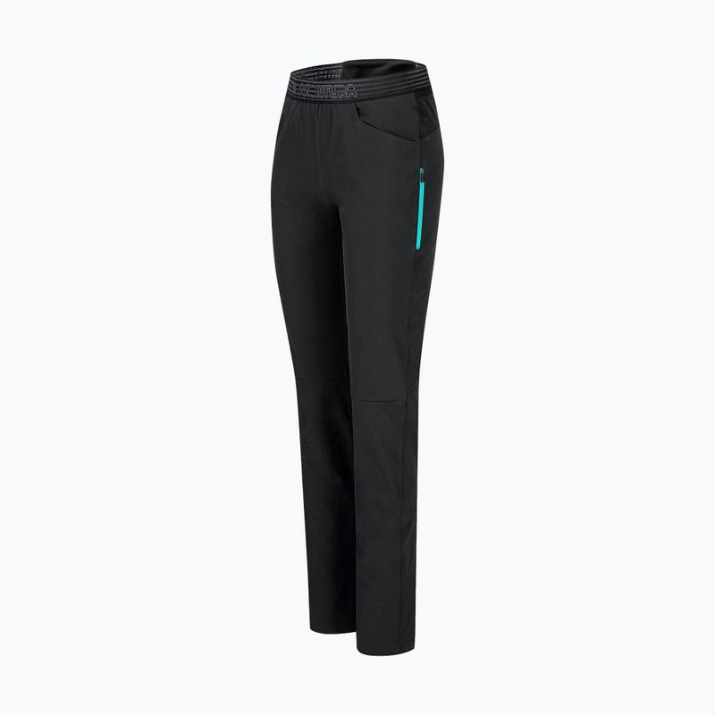 Dámské trekové kalhoty Montura Rise antracit/turquoise 3
