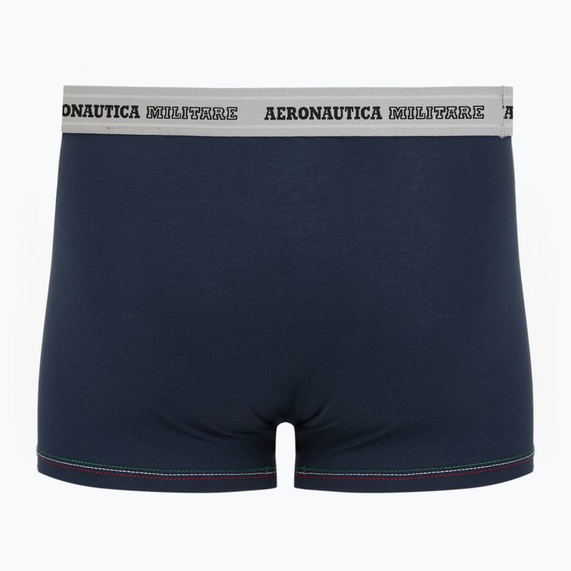 Pánské boxerky Aeronautica Militare AM1UBX004 2 pack navy 3
