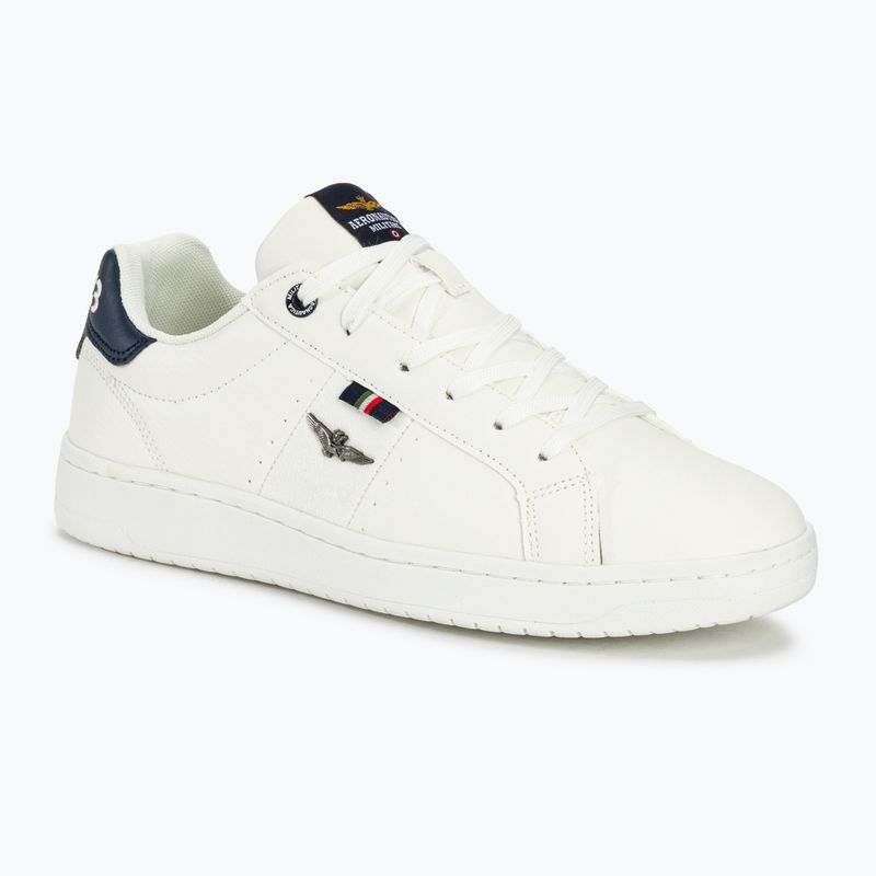 Pánské boty Aeronautica Militare Eco Leather With Eagle off white