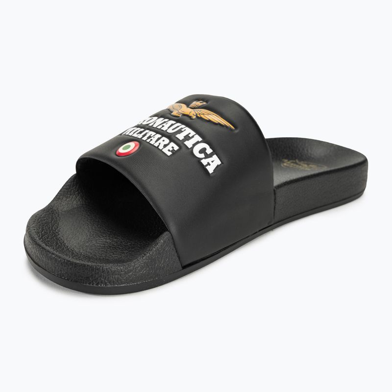 Pánské nazouváky Aeronautica Militare Beach jet black 6