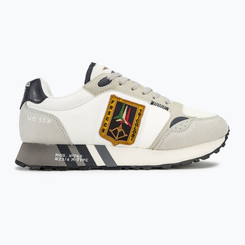 Pánské boty Aeronautica Militare Frecce Tricolori off white 2
