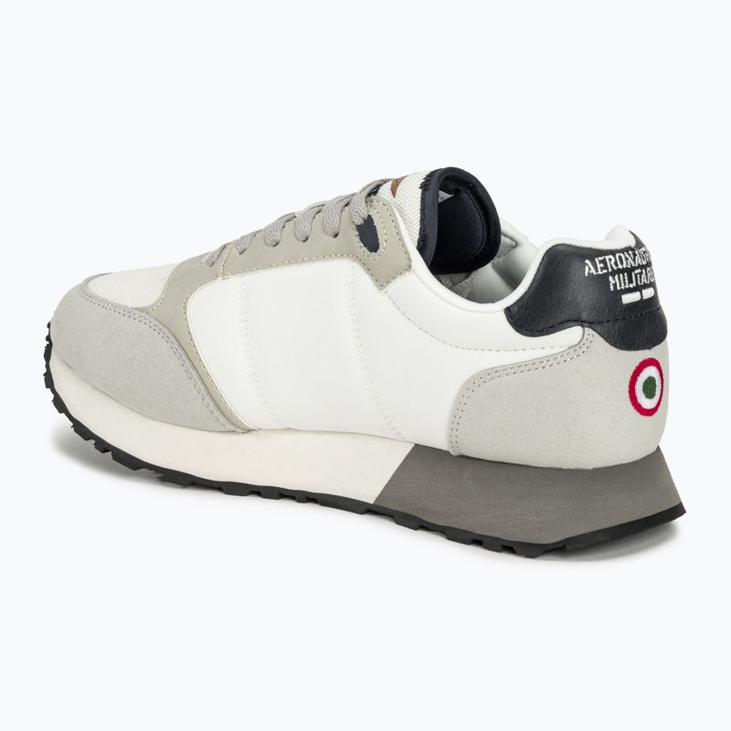 Pánské boty Aeronautica Militare Frecce Tricolori off white 3