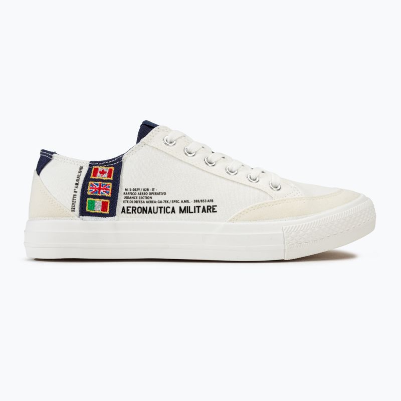 Pánské boty Aeronautica Militare Cotton With Patch off white 2