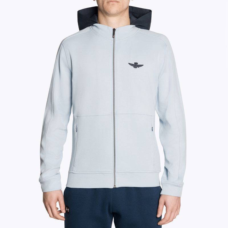 Pánská mikina  Aeronautica Militare Urban glacier blue