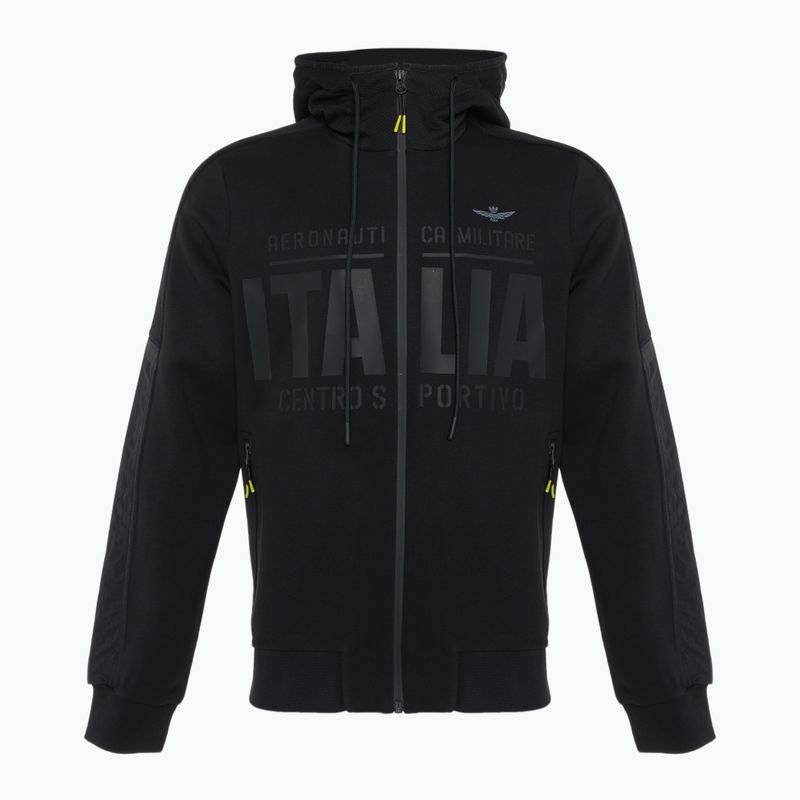 Pánská mikina Aeronautica Militare Sport jet black