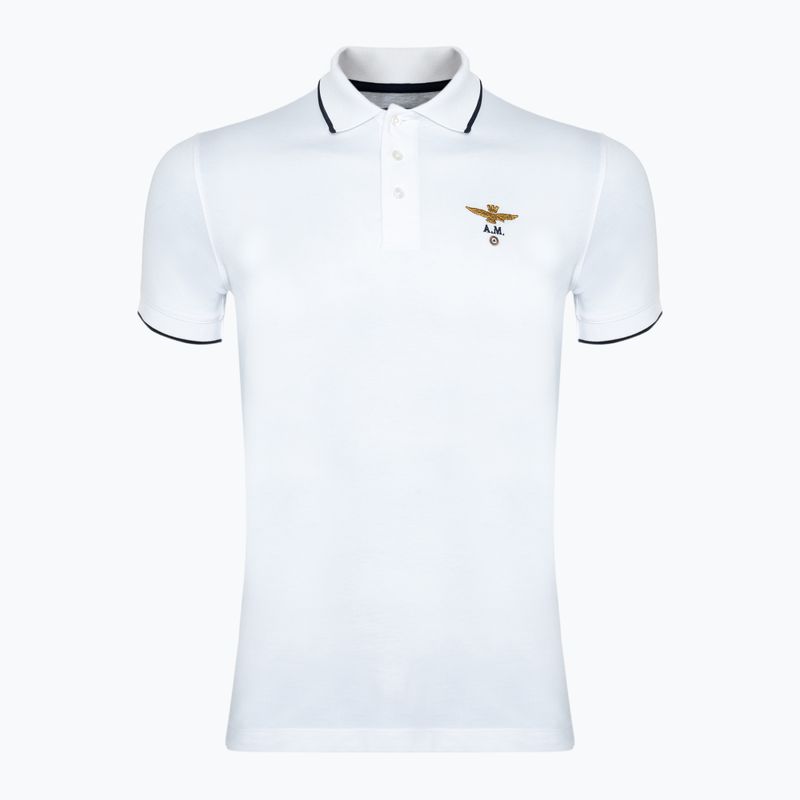 Pánská polokošile Aeronautica Militare Essential off white