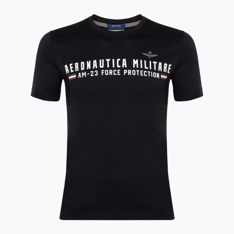 Pánské tričko Aeronautica Militare Heritage jet black