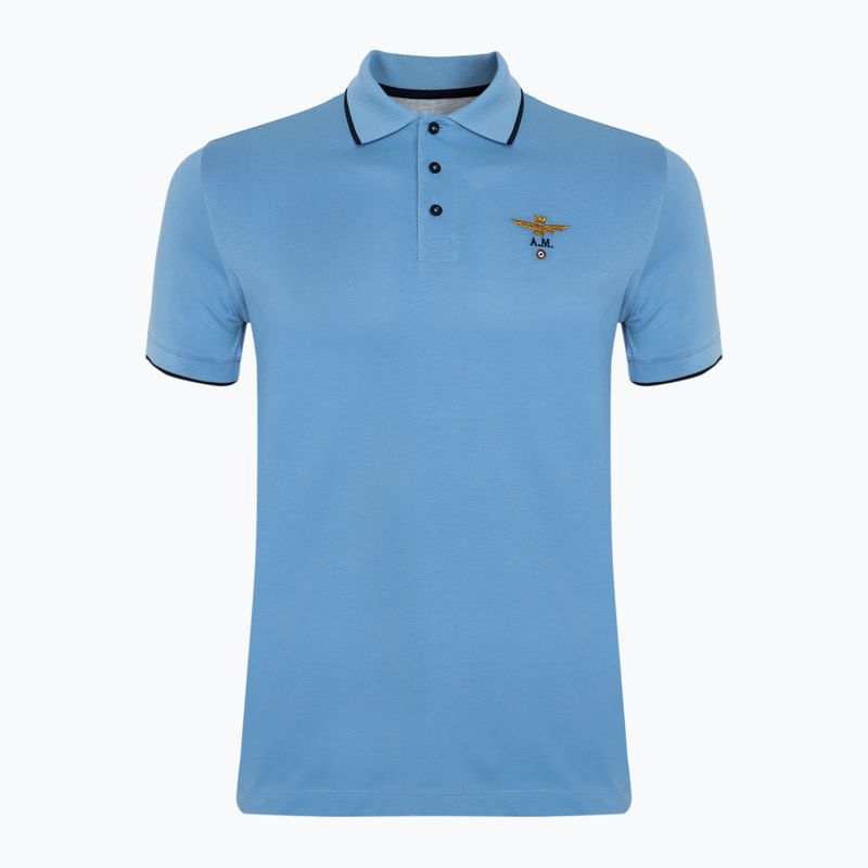 Pánská polokošile Aeronautica Militare Essential light blue