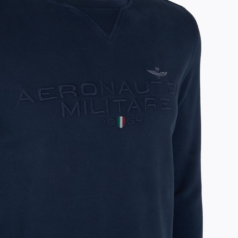 Pánská mikina Aeronautica Militare 251FE1985F539 blue navy washed 3