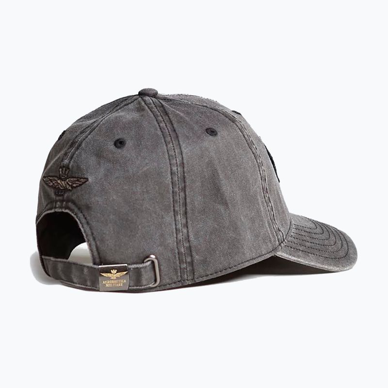 Pánská kšiltovka Aeronautica Militare 251HA1211CT2476 black washed 2