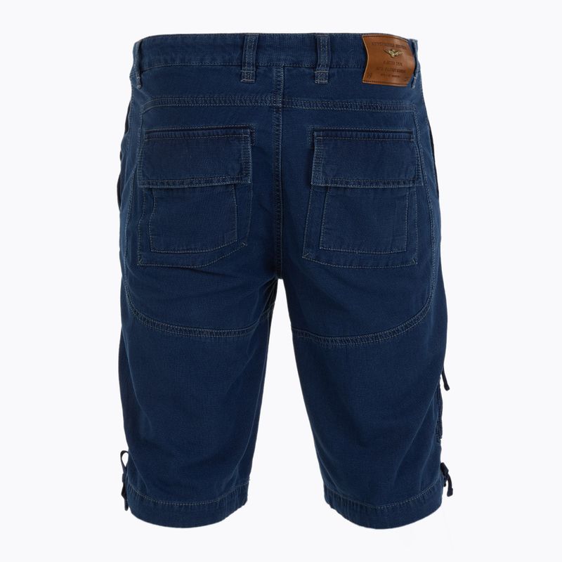 Pánské šortky Aeronautica Militare 251BE252CT3507 indigo 2