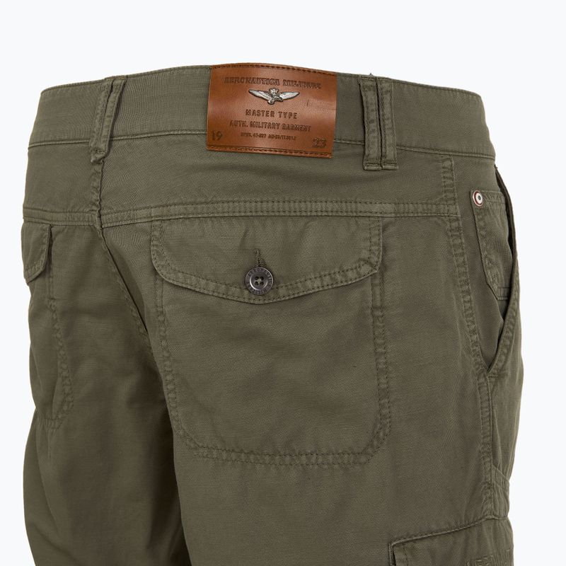Pánské šortky Aeronautica Militare 251BE259CT3526 military olive washed 4