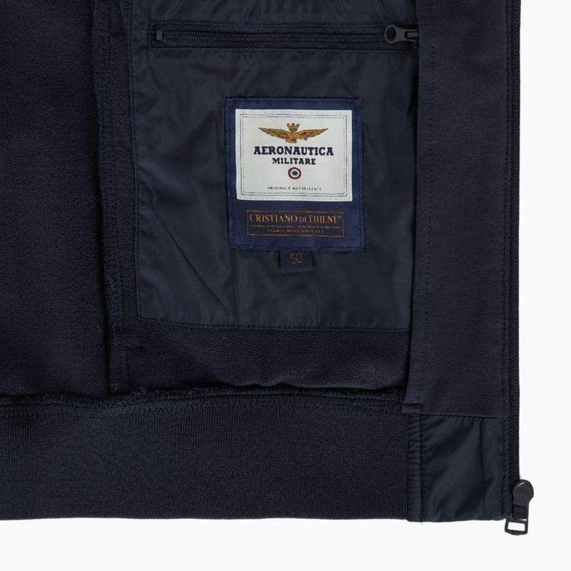 Pánská mikina Aeronautica Militare 251AF500F459 Cappucio blu navy 5