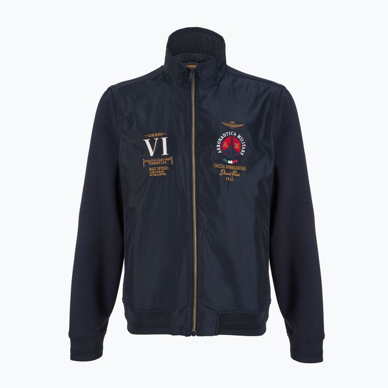 Pánská mikina Aeronautica Militare 251AF500F459 Cappucio blu navy 7