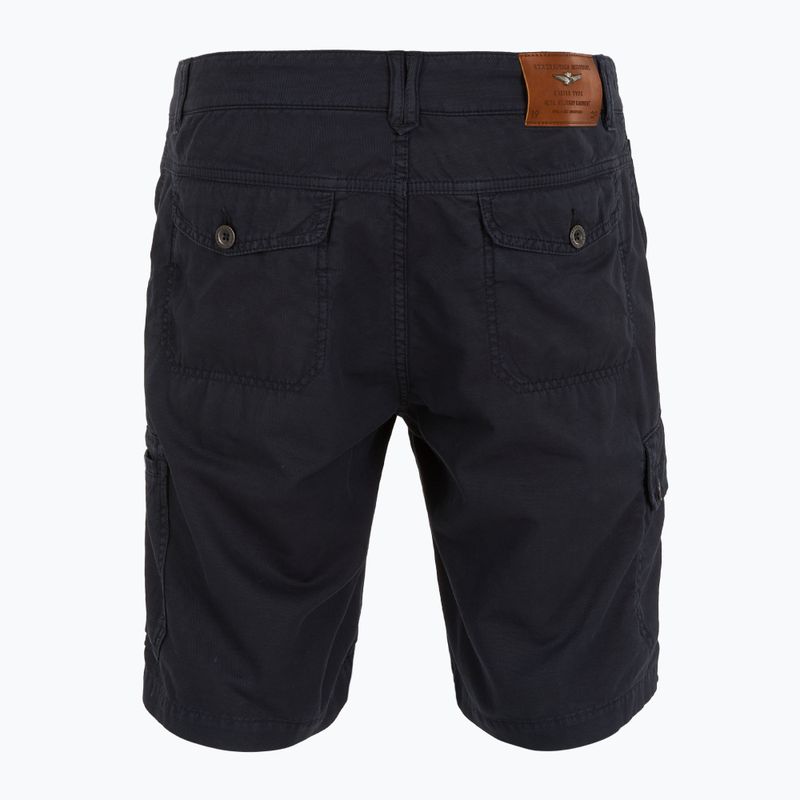 Pánské šortky Aeronautica Militare 251BE259CT3526 blue navy washed 2