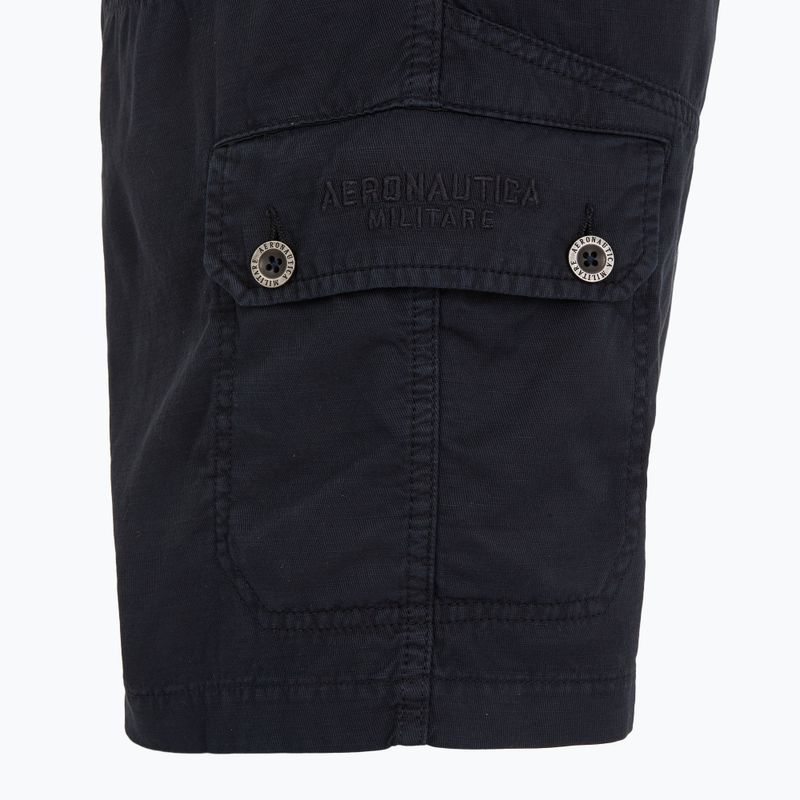Pánské šortky Aeronautica Militare 251BE259CT3526 blue navy washed 3