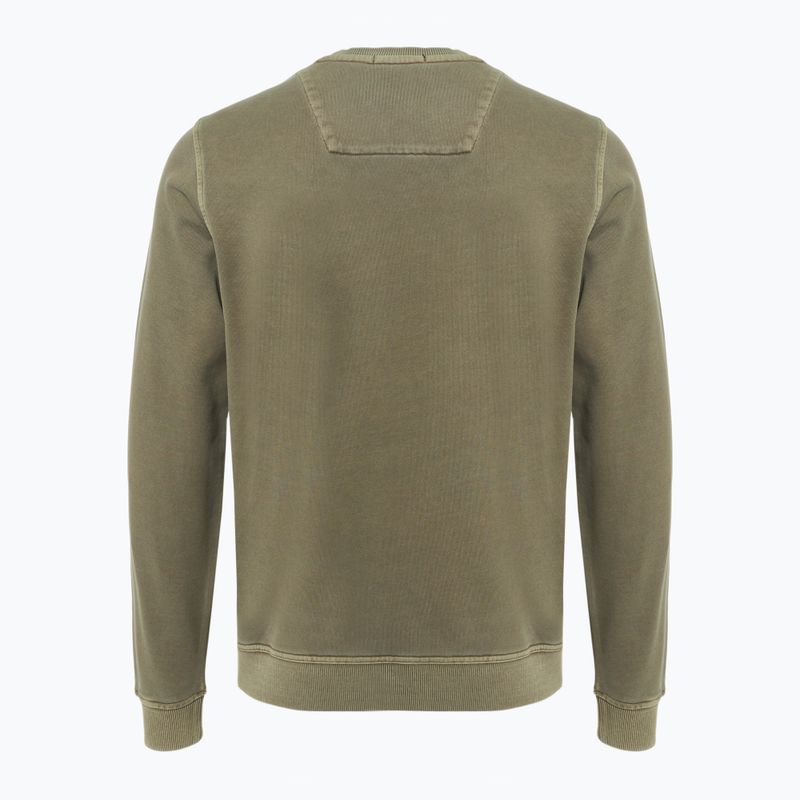 Pánská mikina Aeronautica Militare Girocollo military olive washed 2