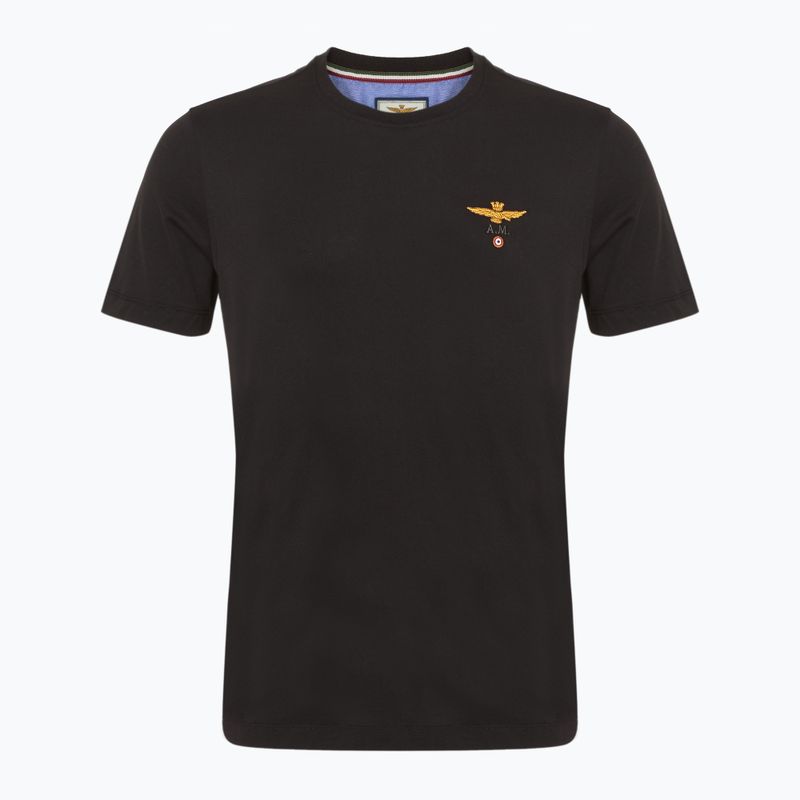 Pánské tričko Aeronautica Militare Essential jet black