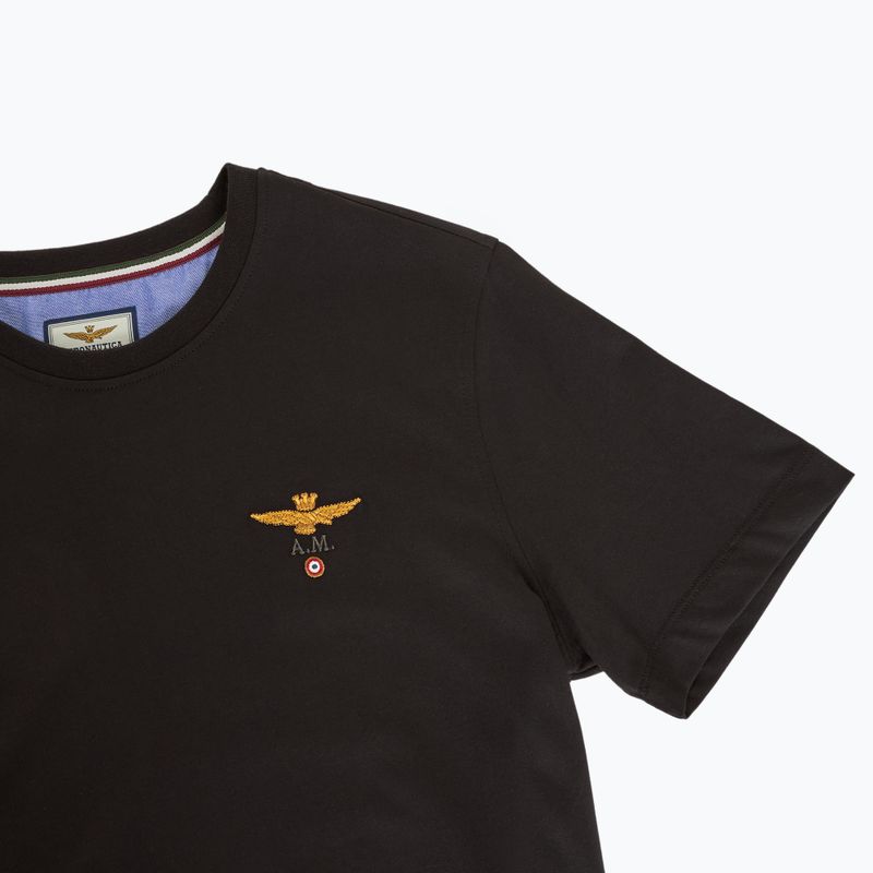 Pánské tričko Aeronautica Militare Essential jet black 3