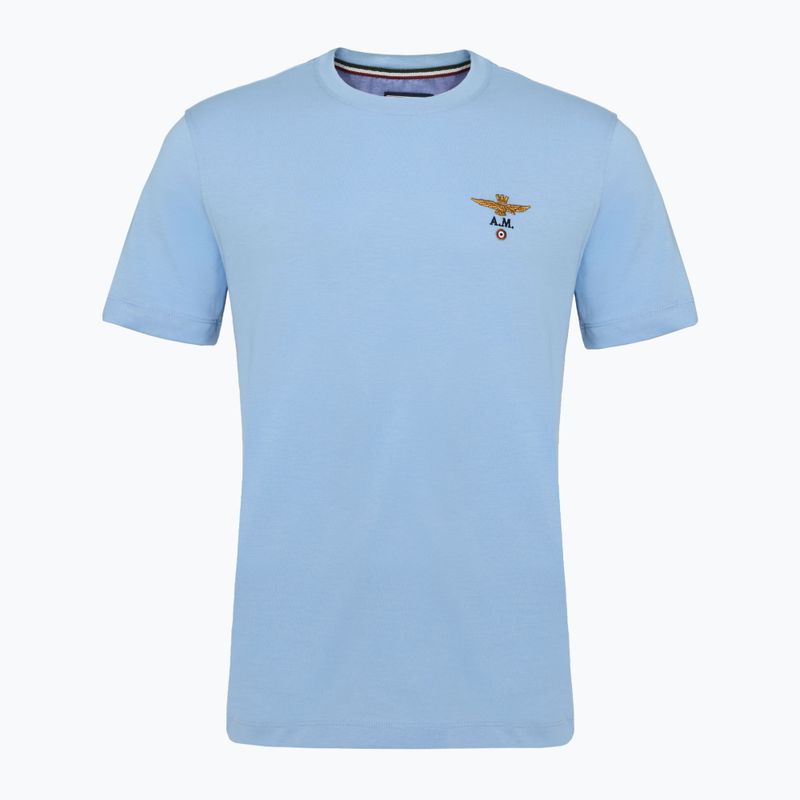 Pánské tričko Aeronautica Militare Essential ice blue