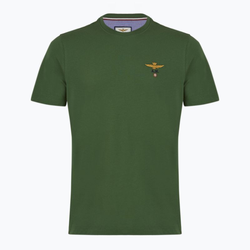 Pánské tričko Aeronautica Militare Essential lesní zelená