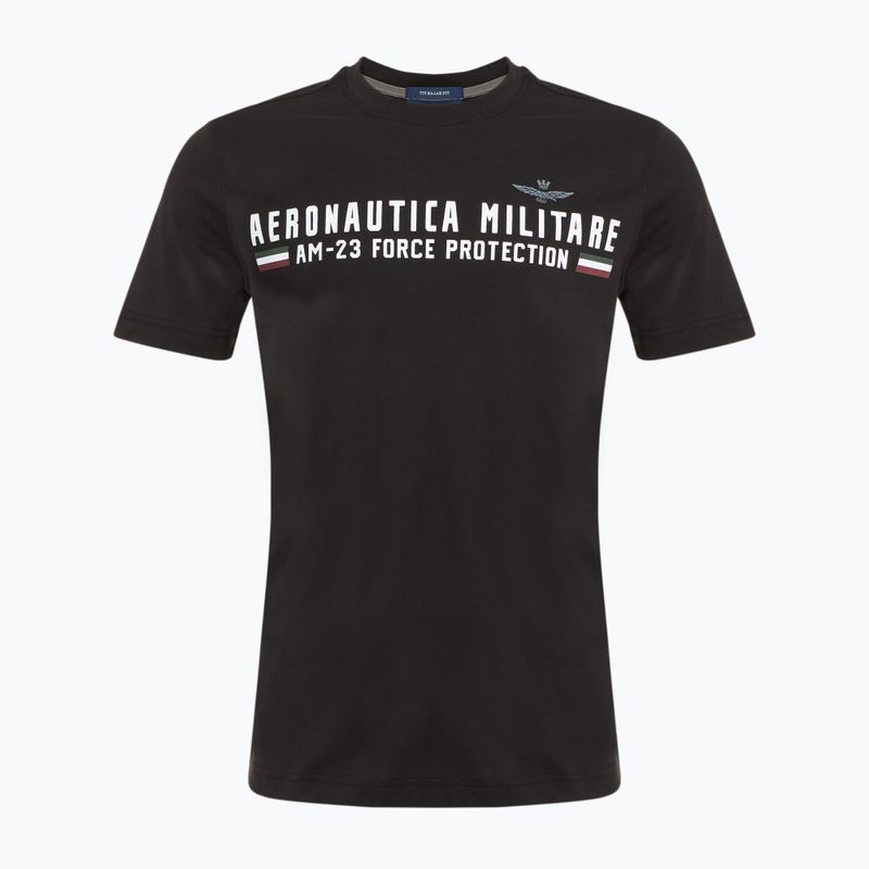 Pánské tričko Aeronautica Militare Heritage jet black