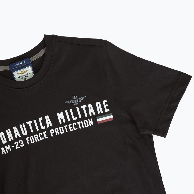 Pánské tričko Aeronautica Militare Heritage jet black 3