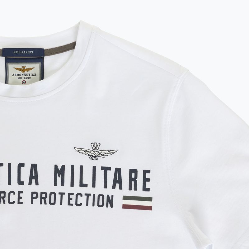 Pánské tričko Aeronautica Militare Heritage off white 3