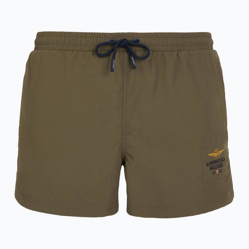 Pánské plavky Aeronautica Militare 251BW223CT2967 military olive