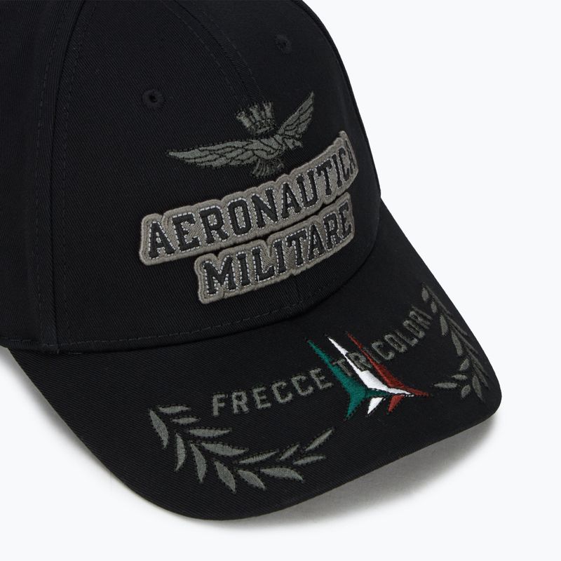 Pánská kšiltovka Aeronautica Militare 251HA1104CT2261 jet black 3