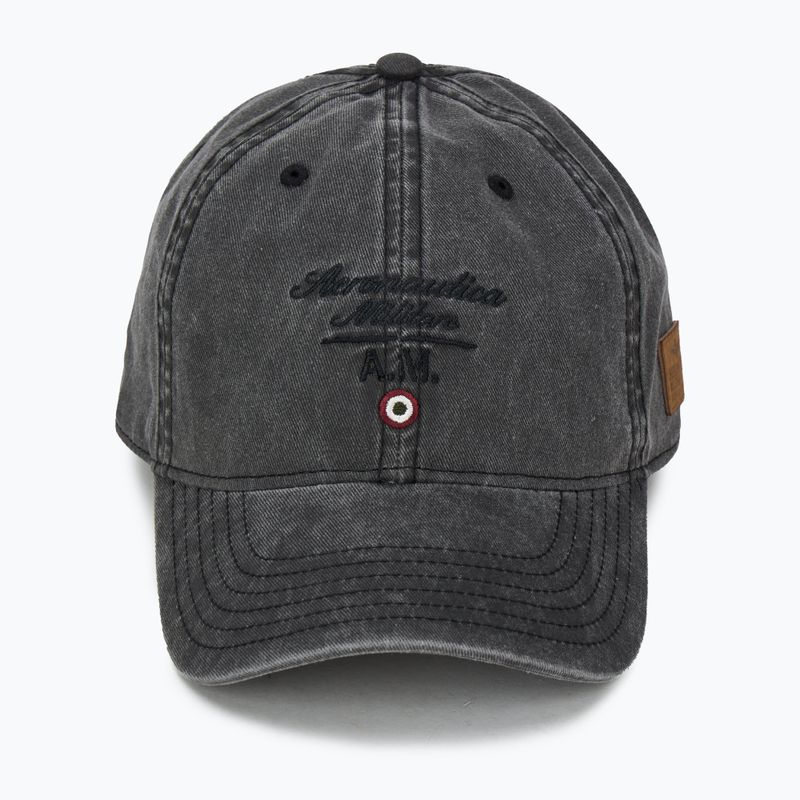 Pánská kšiltovka Aeronautica Militare 251HA1204CT2476 black washed 2