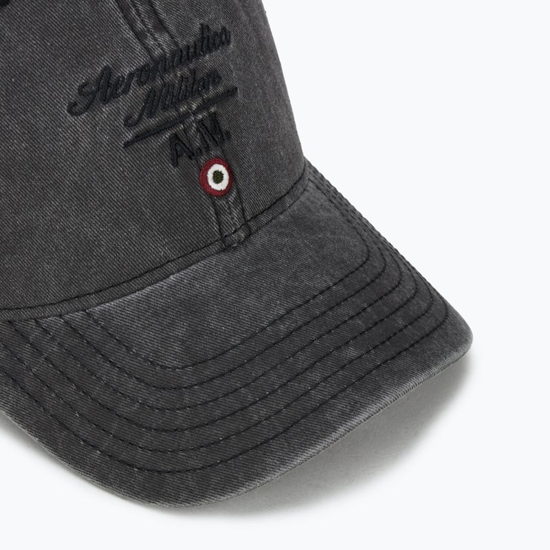Pánská kšiltovka Aeronautica Militare 251HA1204CT2476 black washed 3