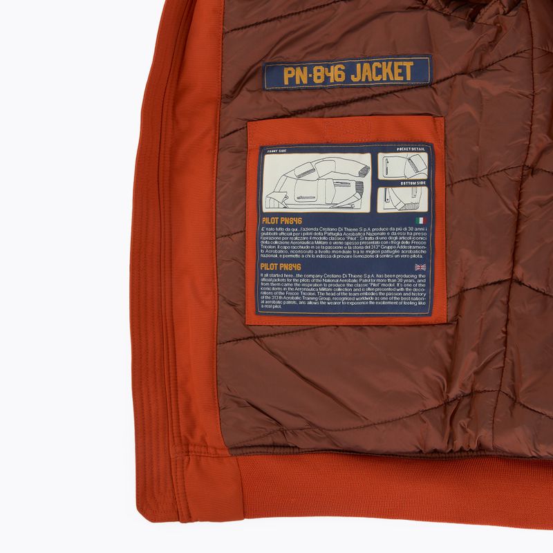 Pánská bunda Aeronautica Militare 252AB3024UCT03151 Lth clay orange 8