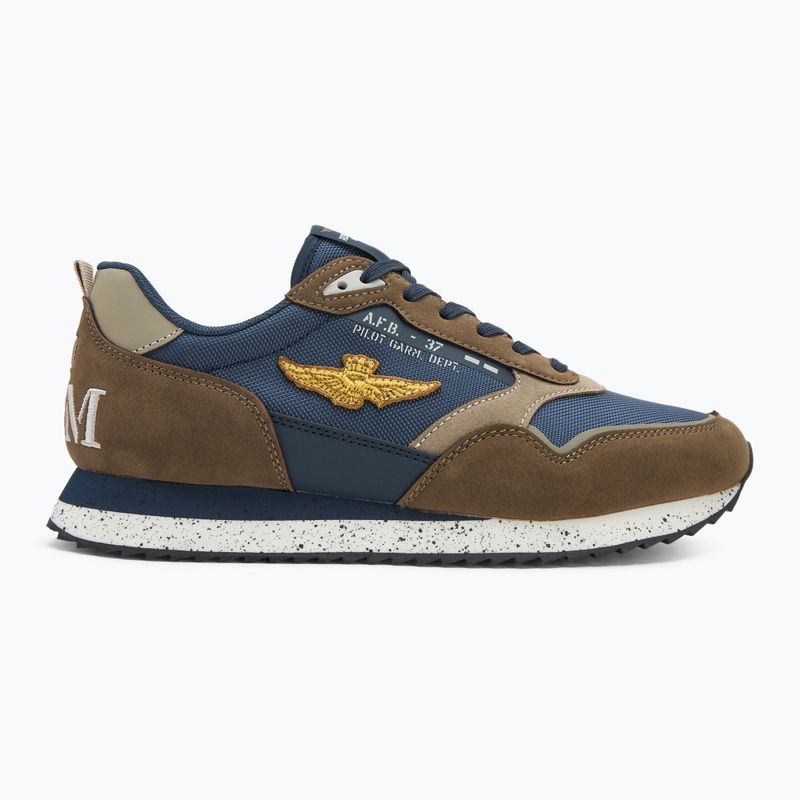 Pánské boty Aeronautica Militare 252SC0288UCT03545 blue navy/brown 2