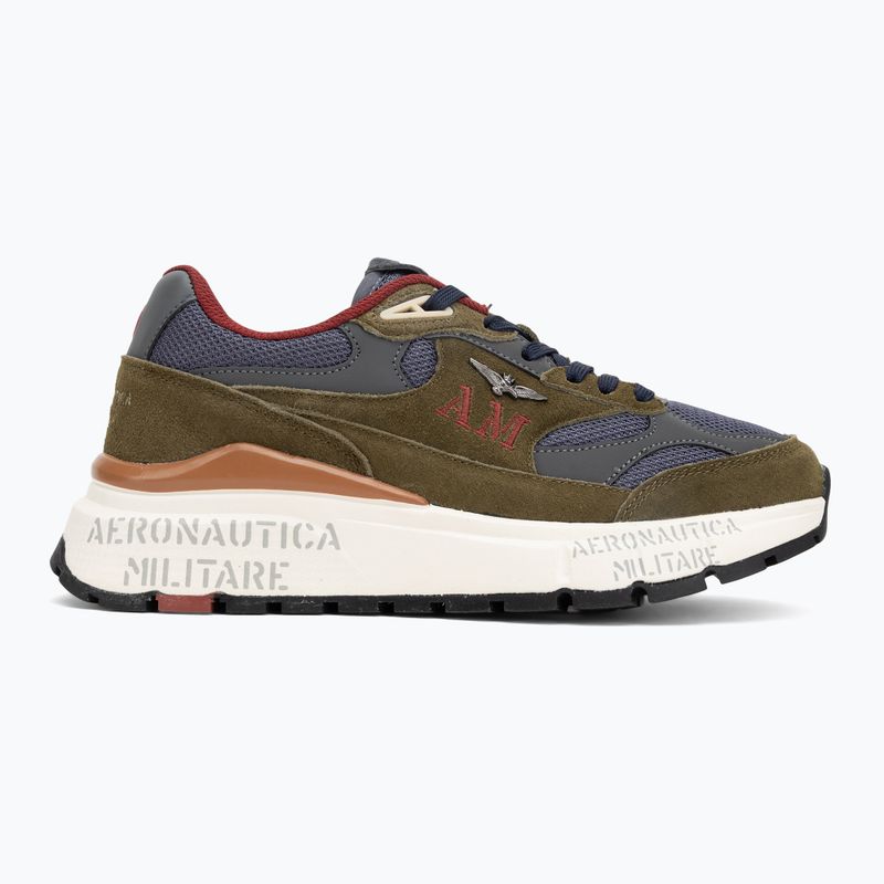 Pánské boty Boty Aeronautica Militare 252SC0318UCT04248 military green/navy blue 2