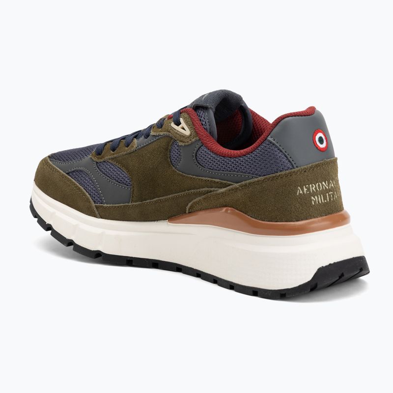 Pánské boty Boty Aeronautica Militare 252SC0318UCT04248 military green/navy blue 3