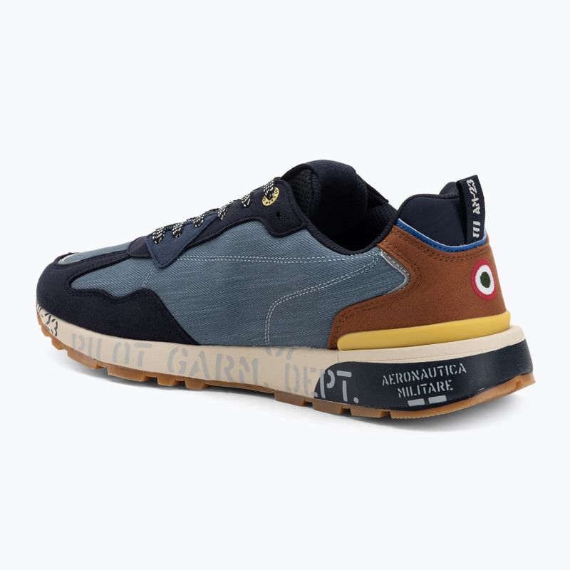 Pánské boty Aeronautica Militare 252SC0276UCT03380 multicolor jeans/brown 3