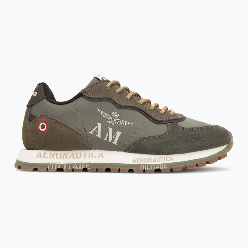 Pánské boty Aeronautica Militare 252SC0320UPL00313 military green 2