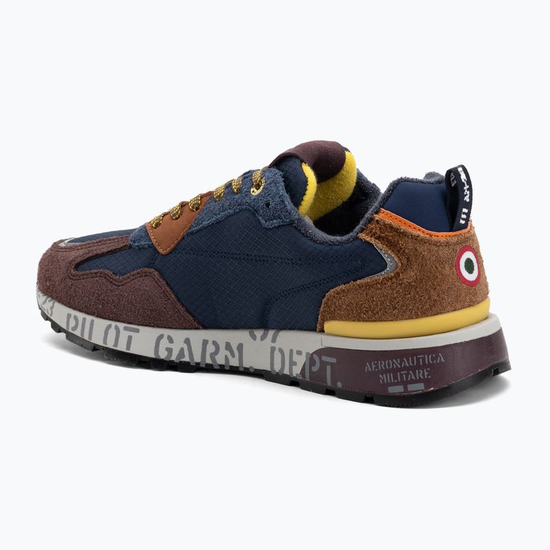 Pánské boty Aeronautica Militare 252SC0276UCT03546 multicolor navy blue/burnt brown/burgundy 3