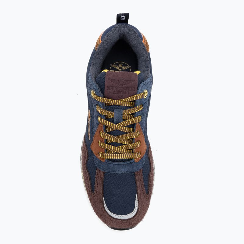 Pánské boty Aeronautica Militare 252SC0276UCT03546 multicolor navy blue/burnt brown/burgundy 8