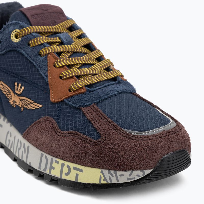 Pánské boty Aeronautica Militare 252SC0276UCT03546 multicolor navy blue/burnt brown/burgundy 6