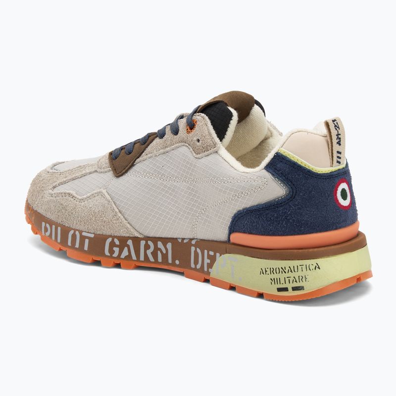 Pánské boty Aeronautica Militare 252SC0276UCT03546 multicolor beige/navy blue 3