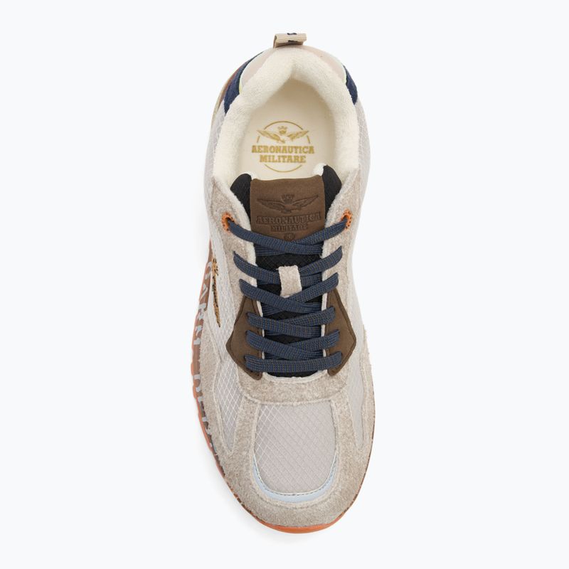 Pánské boty Aeronautica Militare 252SC0276UCT03546 multicolor beige/navy blue 5