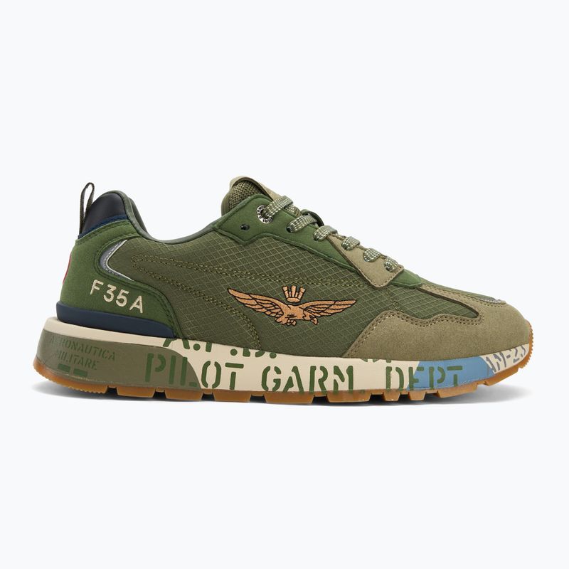 Pánské boty Aeronautica Militare 252SC0276UCT04249 military green 2