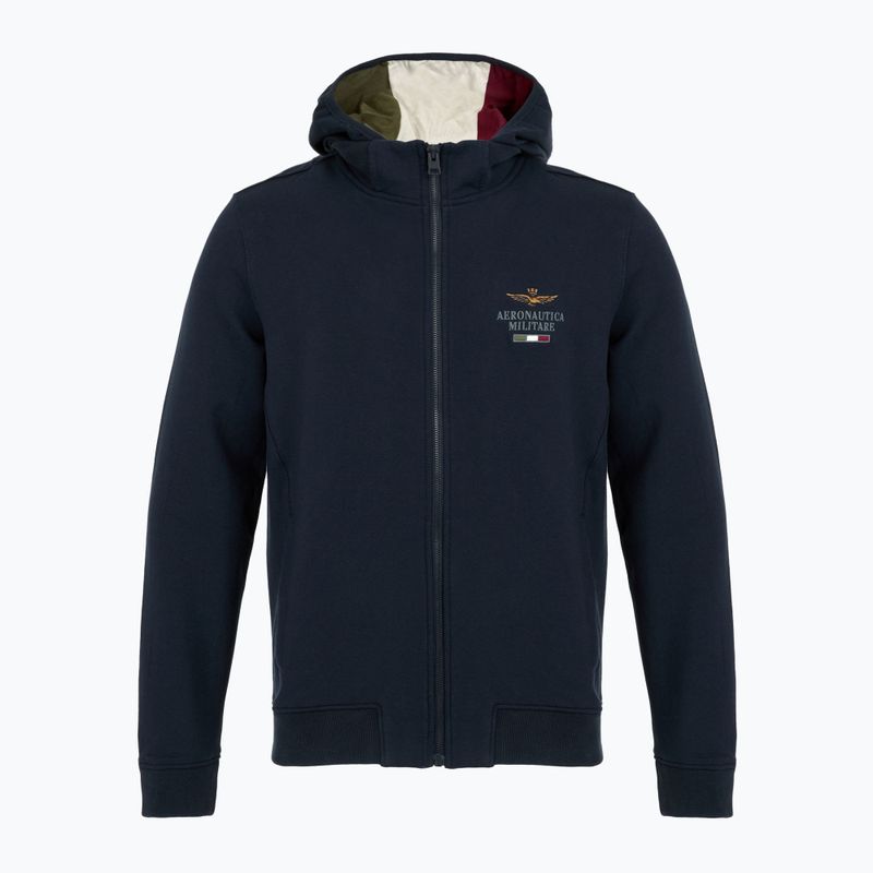 Pánská mikina Aeronautica Militare Hoodie navy blue