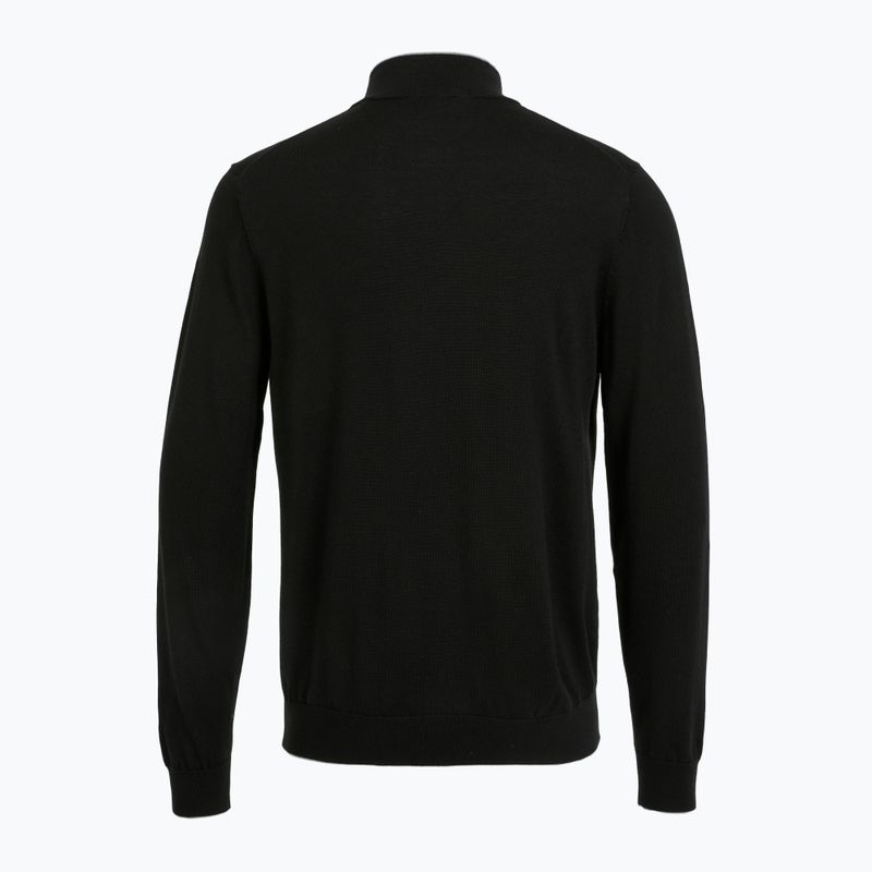 Pánský svetr Aeronautica Militare 1/2 Zip jet black 2