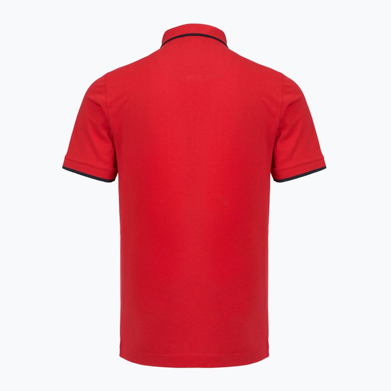 Tričko Aeronautica Militare PO1308UP00082 Polo tango red 2