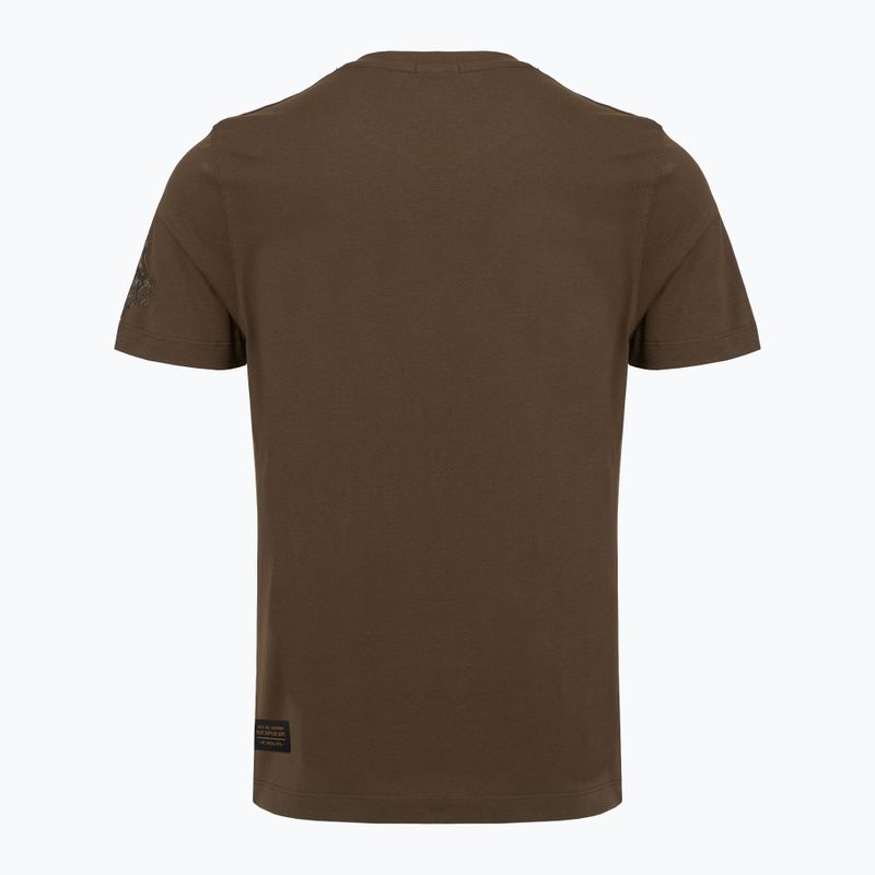Pánské tričko Aeronautica Militare TS2535UJ00641 chestnut brown 2